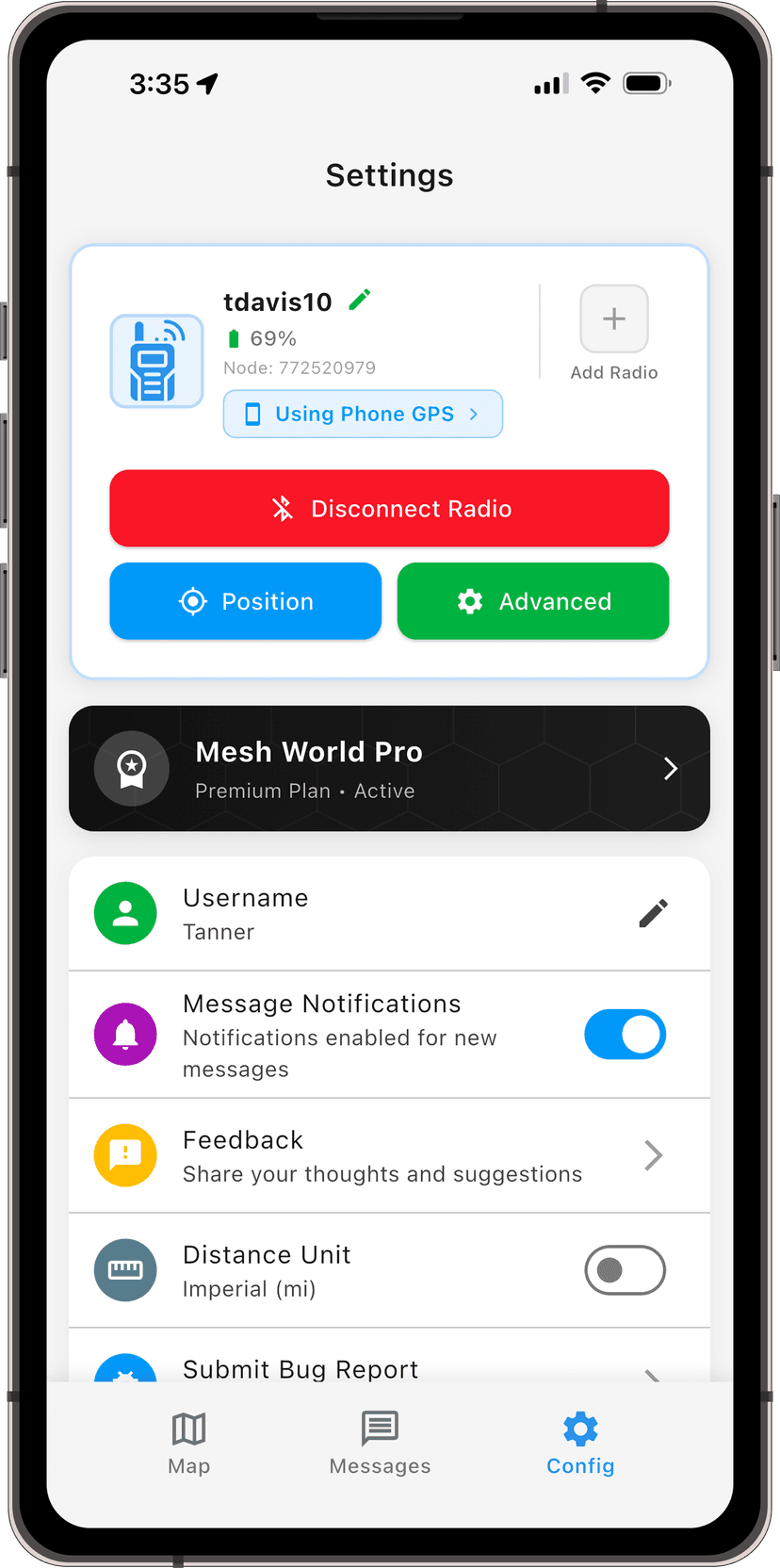 Simplified mesh management